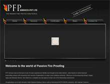 Tablet Screenshot of pfp-services.com